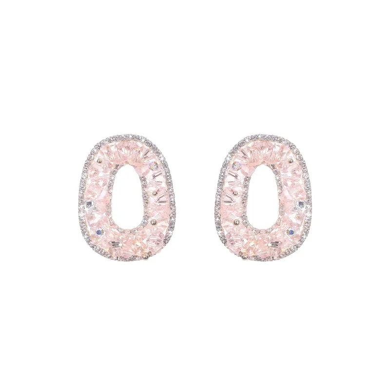 Wardrobes by Chen Luxury Colorful Diamond Stud Earrings-Shale