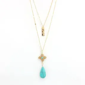Water Drop Layer Necklace