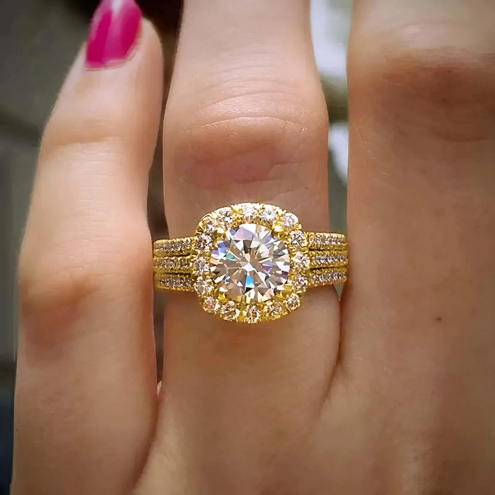Women's Luxury Rings with Brilliant Cubic Zirconia