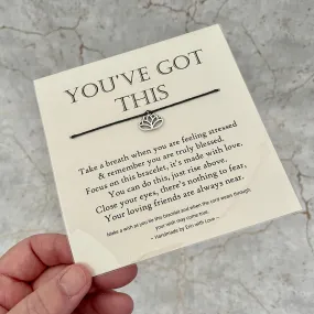 You've Got This Wish Bracelet